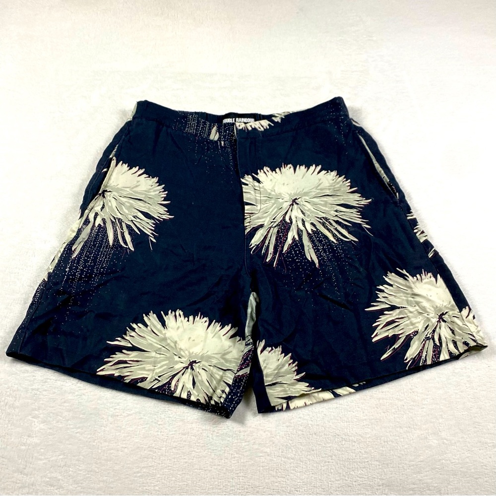 Double Rainbouu Black Space Junk Casual Graphic Shorts
